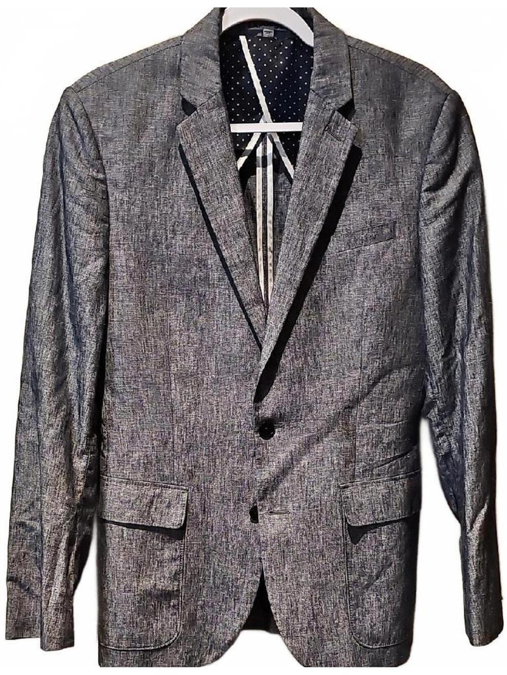 Express Photographer Fitted 2 Button Blazer Size 38
